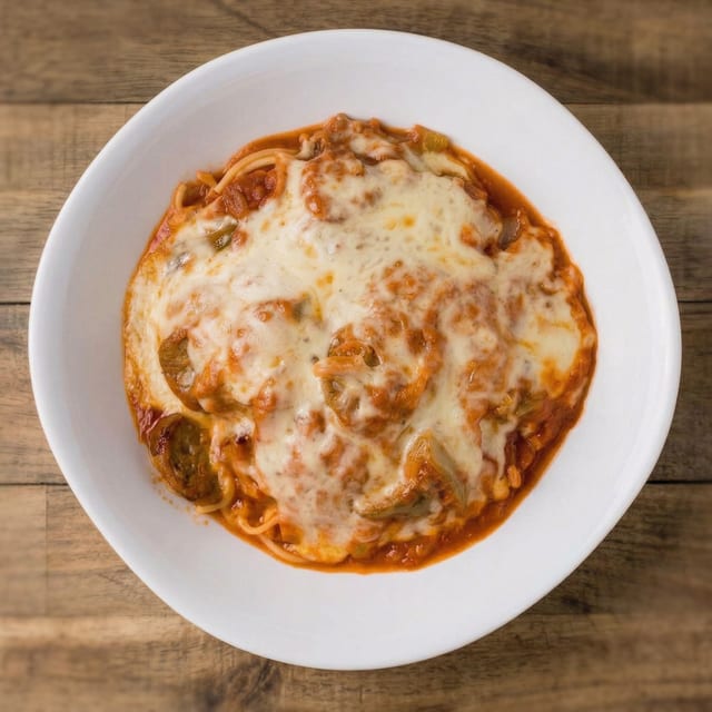 Sausage & Pepper Parmigiana.